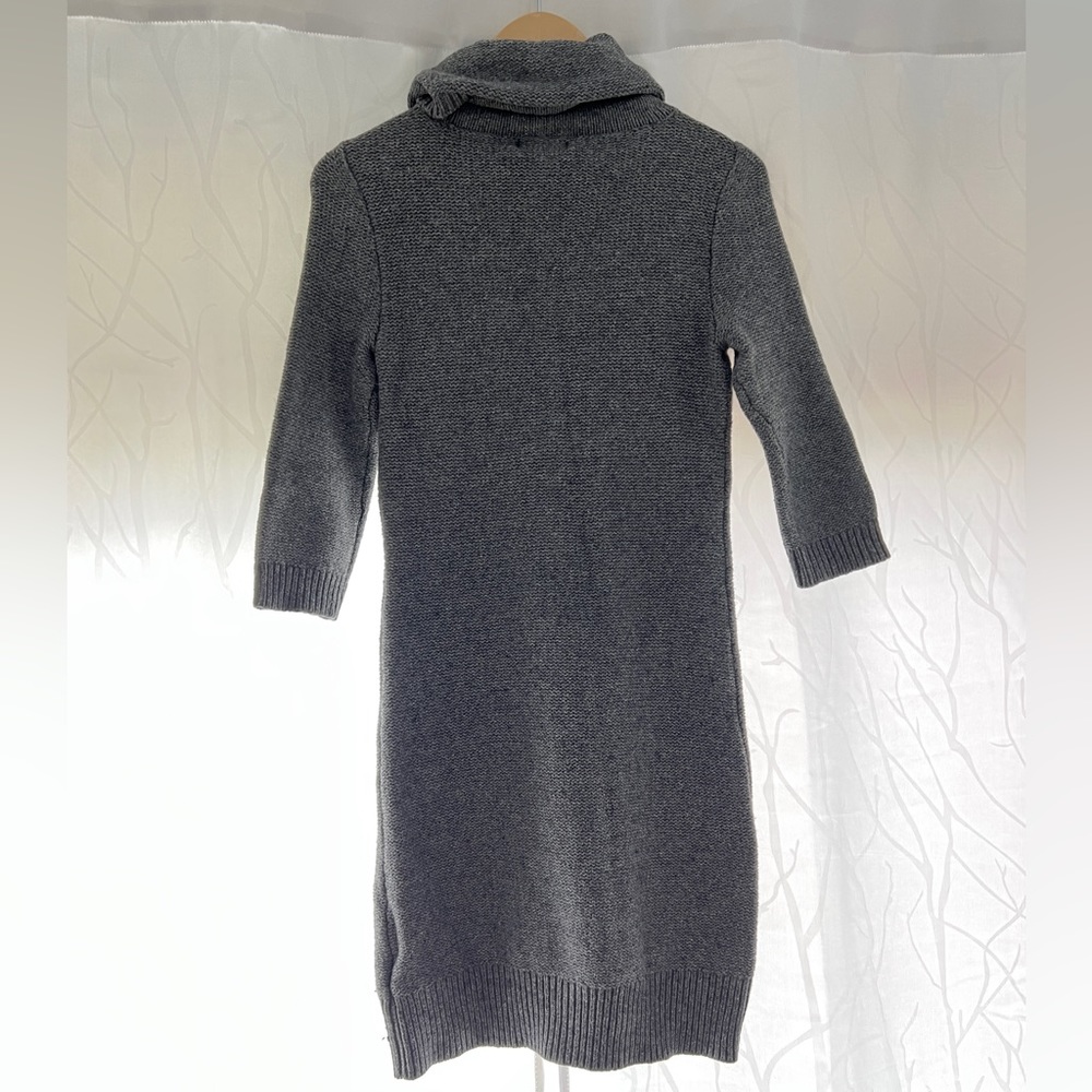 Tommy Hilfiger 3/4 Sleeved Cowl Turtleneck Sweater Dress S/P - Picture 4 of 9